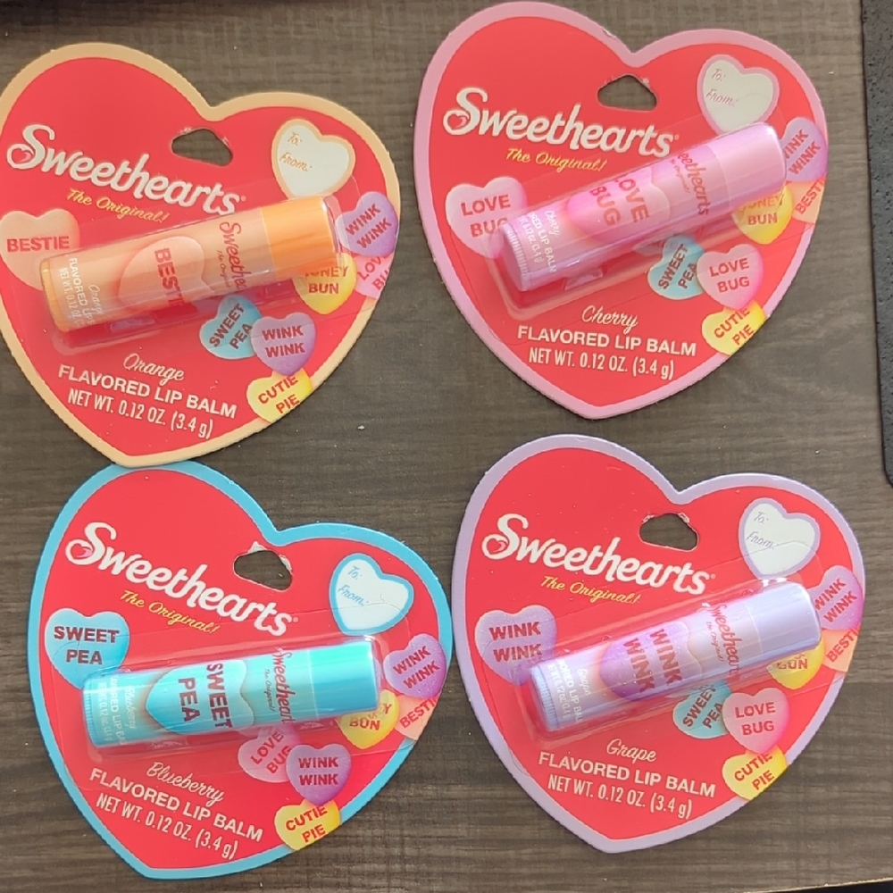 Sweethearts Flavored Lip Balm Choose 1